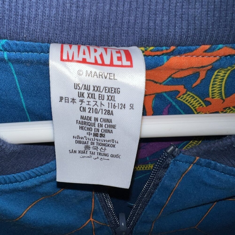 Marvel Black Panther Wakanda Forever Reversible Bomber Jacket XXL | Zip Front - Picture 8 of 13
